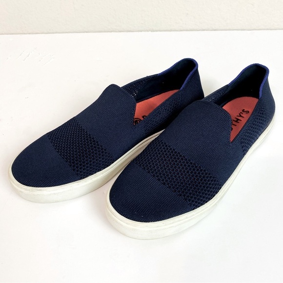 Rothy’s The Sneaker Navy Maritime Lattice Stitch Size 8.5 - Picture 2 of 6